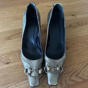 Gucci horse bit heels